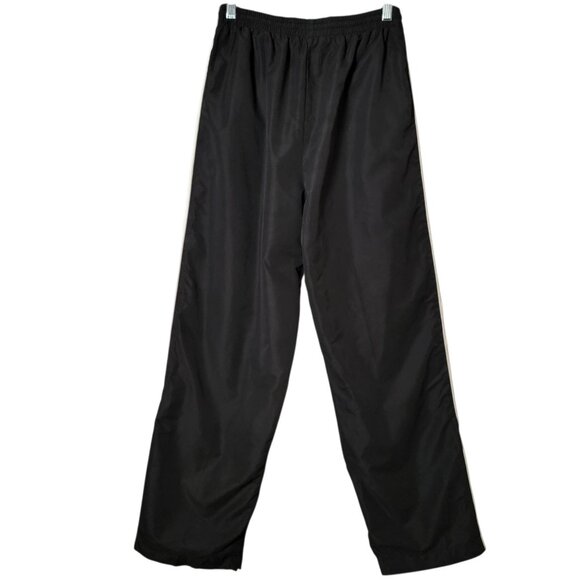 Wilson Mens Y2K Black Beige Colorblock Windbreaker Jacket Pant Track Suit Set M - Picture 10 of 16